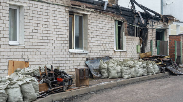 Professional Smoke Damage Removal technician working in Warrington, PA